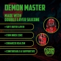 DILDO MONSTER EM SILICONE DEMON MASTER VERMELHO/PRETO OUCH!