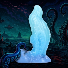 OUCH! AQUATIC RAVAGER SILICONE DILDO BLUE