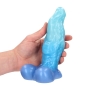 GODE MONSTER EN SILICONE AQUATIC RAVAGER BLEU OUCH!