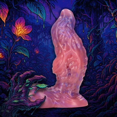OUCH! GALACTIC RAVAGER SILICONE DILDO PURPLE