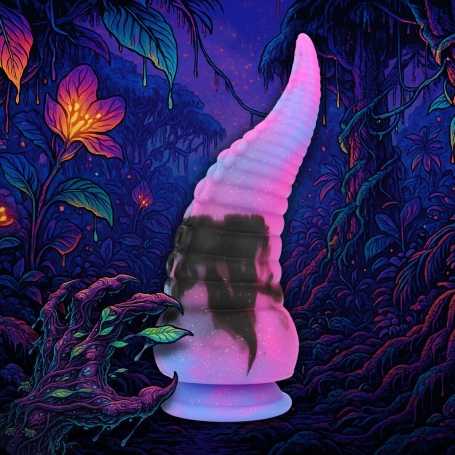 DILDO MONSTER DE SILICONA DEEP RISER MORADO ¡AY!