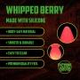 PLUG ANAL MONSTER EN SILICONE WHIPPED BERRY ROUGE/JAUNE OUCH!
