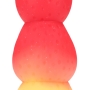 OUCH! WHIPPED BERRY SILICONE BUTT PLUG RED/YELLOW