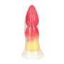 PLUG ANAL MONSTER DE SILICONA WHIPPED BERRY ROJO/AMARILLO OUCH!