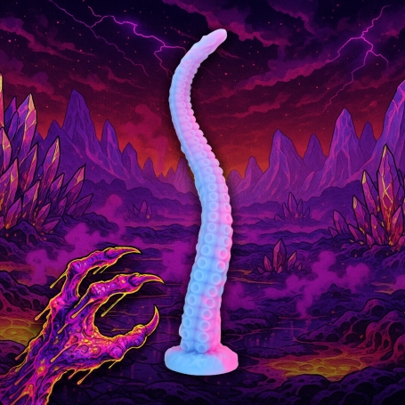 BANDE SNAKE ANAL TENTACLE SERPENT 19.7 /50 CM VIOLET/BLEU OUCH!
