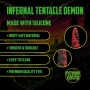 TIRA SNAKE ANAL INFERNAL TENTACLE DEMON 14.8 /37.5 CM VERMELHO/PRETO OUCH!
