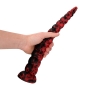 BANDE ANALE SNAKE ANAL INFERNAL TENTACLE DEMON 14.8 /37.5 CM ROUGE/NOIR OUCH!