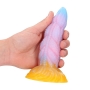 PLUG ANAL MONSTER EN SILICONE RAINBOW STALLION RAINBOW OUCH !