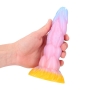 OUCH! RAINBOW CANINE SILICONE BUTT PLUG RAINBOW 