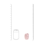 LOVELINE DREAMSICLE COMPACT AIRTAP VIBRATOR WITH TWO HEAD ATTACHMENTS PINK