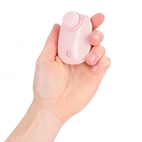 LOVELINE DREAMSICLE COMPACT AIRTAP VIBRATOR WITH TWO HEAD ATTACHMENTS PINK