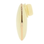 LOVELINE DREAMSICLE COMPACT AIRTAP VIBRATOR WITH TWO HEAD ATTACHMENTS YELLOW