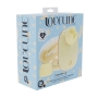 LOVELINE DREAMSICLE COMPACT AIRTAP VIBRATOR WITH TWO HEAD ATTACHMENTS YELLOW