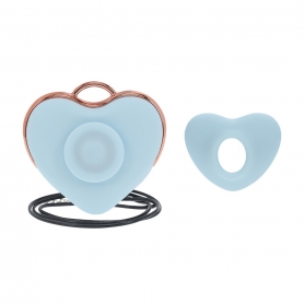 LOVELINE LUVIE HEART-SHAPED AIRTAP VIBRATOR BLUE