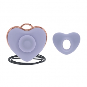 STIMULATEUR AIRTAP HEART-SHAPED LUVIE LAVENDER LOVELINE