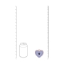 STIMULATEUR AIRTAP HEART-SHAPED LUVIE LAVENDER LOVELINE