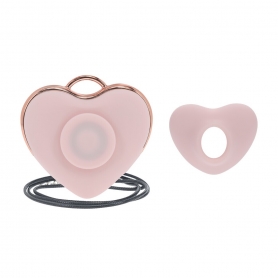 STIMULATEUR AIRTAP HEART-SHAPED LUVIE ROSE LOVELINE