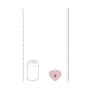 STIMULATEUR AIRTAP HEART-SHAPED LUVIE ROSE LOVELINE