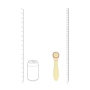 VIBRATEUR AVEC ACCESSOIRES AIRTAP WAND JAUNE LOVELINE