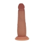 GODE RÉALISTE DUAL DENSITY SILICONE SLIDING SKIN 6 /15.5 CM TAN REALROCK