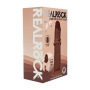 GODE RÉALISTE DUAL DENSITY SILICONE SLIDING SKIN 7 /18.5 CM BROWN REALROCK