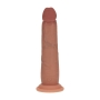 GODE RÉALISTE DUAL DENSITY SILICONE SLIDING SKIN 7 /18.5 CM TAN REALROCK