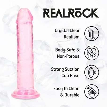 DILDO REALISTA 5 /12.7 CM ROSA REALROCK