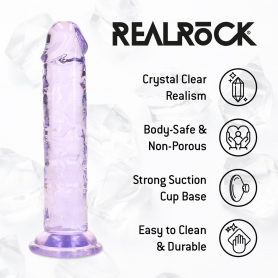 DILDO REALÍSTICO 5 /12.7 CM ROXO REALROCK