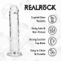 DILDO REALISTA 5 /12.7 CM TRANSPARENTE REALROCK