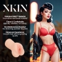 XKIN PINUP DOLLS GREASER GIRL MISTY MUFFBURNER TPE MEDIUM MASTURBATOR 204G FLESH