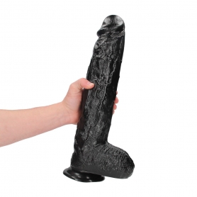 OUCH! REALISTIC GIANT REALISTIC DILDO 32 CM BLACK