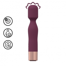 MINI VIBROMASSEUR WAND CLASSIC BORDEAUX LOVELINE