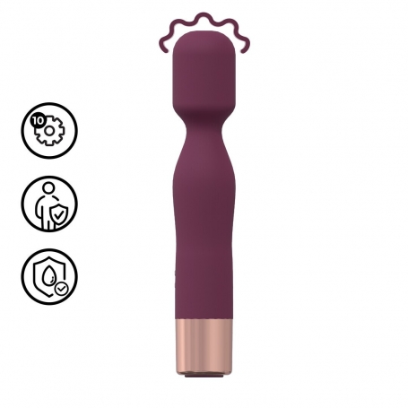 LOVELINE MINI CLASSIC WAND VIBRATOR BURGUNDY