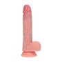 VIBRADOR DUAL DENSITY SILICONE REALISTIC THRUSTING 7 /17.8 CM FLESH REALROCK