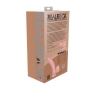 VIBRATEUR RECHARGEABLE AVEC TESTICULES DUAL DENSITY LIQUID SILICONE CURVED 8 /20 CM FLESH REALROCK
