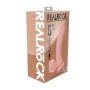 REALROCK DUAL DENSITY RECHARGEABLE LIQUID SILICONE VIBRATOR CURVED WITH WEIGHTED BALLS 6 /15 CM FLESH