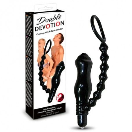 Image: DOUBLE DEVOTION COCKRING WITH ANAL STIMULATOR on Prazer24 Sex Shop Online