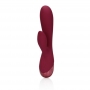 VIBRATEUR SMOOTH SILICONE RABBIT DARK CHERRY LOVELINE