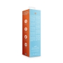 VIBRADOR RIBBED ULTRA SOFT SILICONE RABBIT GLACIAL BLUE LOVELINE