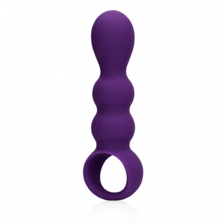 PLUG ANAL AVEC VIBRATION EN FORME DE LARME CLEAR PURPLE LOVELINE