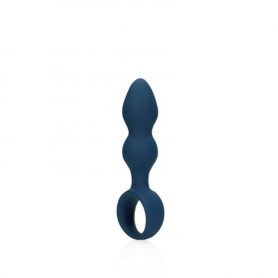 LOVELINE TEARDROP SHAPED ANAL PLUG MEDIUM BALTIC BLUE
