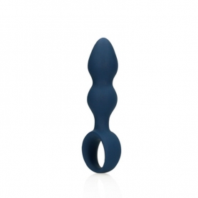 LOVELINE TEARDROP SHAPED ANAL PLUG LARGE BALTIC BLUE