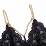 CONJUNTO DE 3 PIEZAS LACE CUT-OUT NEGRO DE NAMOUR