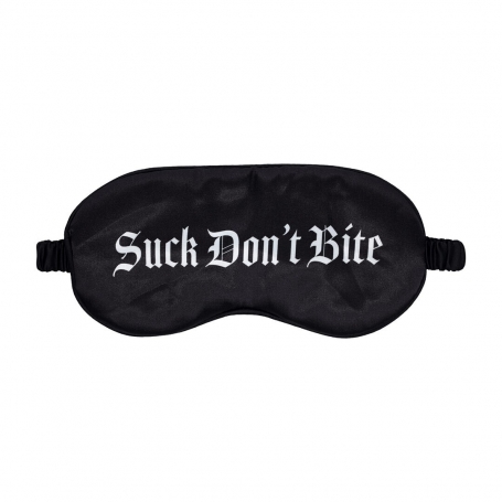 ANTIFAZ SUCK DON'T BITE PRINTED SATIN NEGRA OUCH!