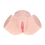 BODYFORMS - BREE KNOX - DUAL ENTRY VIBRATING MASTURBATOR - 4,2 KG / 9.3 LBS - FLESH