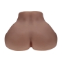 BODYFORMS - CLARA VOSSIN - DUAL ENTRY VIBRATING MASTURBATOR - 6,3 KG / 14.1 LBS - BROWN