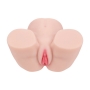 BODYFORMS - VIVICA LENORE - DUAL ENTRY VIBRATING MASTURBATOR - 3,5 KG / 7.7 LBS - FLESH