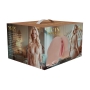 BODYFORMS - RINA BROOKS - DUAL ENTRY VIBRATING MASTURBATOR - 2,4 KG / 5.4 LBS - FLESH