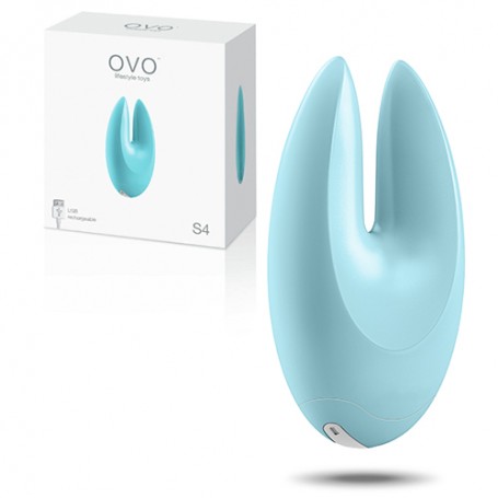 STIMULATEUR RECHARGEABLE S4 OVO BLEU