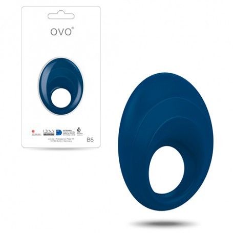 Image: OVO B5 PENIS RING BLUE on Prazer24 Sex Shop Online